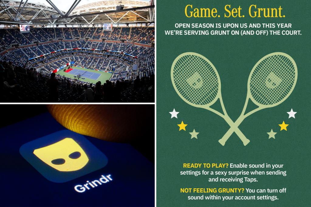 Exclusive | Dating app Grindr adds the iconic "bit of service" announcement sound for the US Open